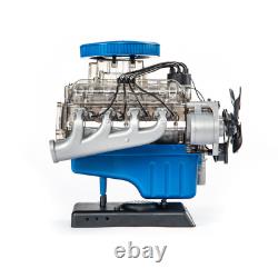 Franzis 1965 Ford Mustang Engine Model Kit with Collector's Book