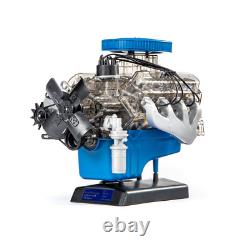 Franzis 1965 Ford Mustang Engine Model Kit with Collector's Book