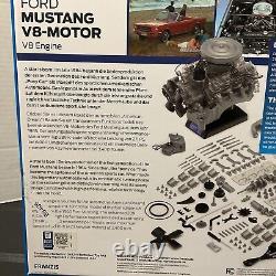 Franzis FORD 1965 Mustang V8 Engine Model Kit With Collectors Handbook NIB Sealed