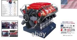 Functional V8 Model Engine Kit with Real Sounds