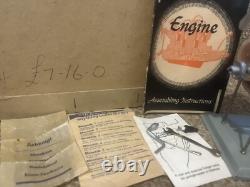GESCHA TRASPARENT MOTOR GERMANY 50s Model Engine Boxed Very Rare