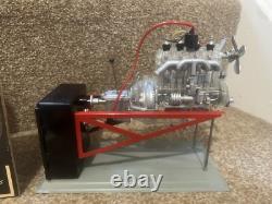 GESCHA TRASPARENT MOTOR GERMANY 50s Model Engine Boxed Very Rare