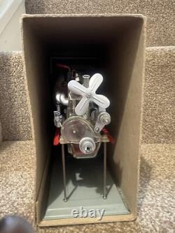 GESCHA TRASPARENT MOTOR GERMANY 50s Model Engine Boxed Very Rare