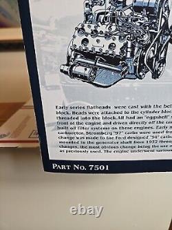 GMP 1/6 Ford V8 Flathead stock version 7501 NEW Flathead Engine Model