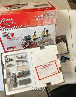 GMP Edelbrock Equipment Ford Flathead Engine 16 Scale Diecast #7505 Mint
