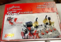 GMP Edelbrock Equipment Ford Flathead Engine 16 Scale Diecast #7505 Mint
