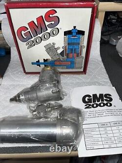 GMS 2000 47A R/c Model airplane Engine with muffler NIB