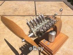 Gasparin vee 12 cylinder co2 model airplane engine motor incredible find