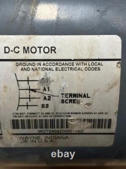 Ge Motors Model 5bc58jb6217 DC Motor 36/24 Volt