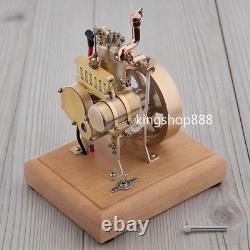 H73 Holt 2.6cc Vertical Single Cylinder 4-Stroke Gas Model Mini Tractor Engine