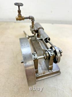 HORIZONTAL MODEL STATIONARY STEAM ENGINE Very Neat Old Motor Will Run On Air