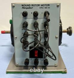 Hampden Engineering Wound Rotor Motor Training Unit Model WRM-100-3A