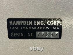 Hampden Engineering Wound Rotor Motor Training Unit Model WRM-100-3A