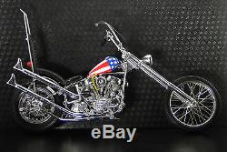 Harley Davidson Motorcycle with Easy Rider Bike Frame & Engine Motor Chopper Model