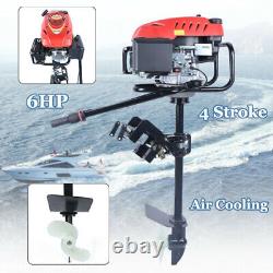 Heavy Duty 4 Stroke 6HP Outboard Motor Boat Engine with Air Cooling System Model