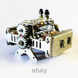 Horizontally opposed four-cylinder engine model Strong magnetic brushed DC motor