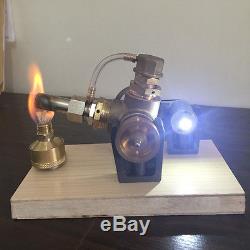 Hot Air Sterling Engine Model Toy DIY Air-Cooling Electricity Generator Motor
