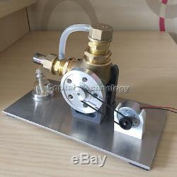 Hot Air Stirling Engine DIY Micro Motor Electricity Power Generator Model Toy