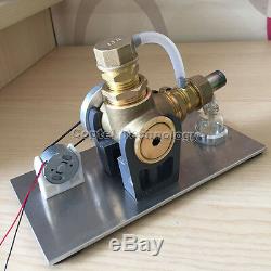 Hot Air Stirling Engine DIY Micro Motor Electricity Power Generator Model Toy