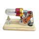 Hot Air Stirling Engine Model Electric Generator Motor Physics Steam Power Toy