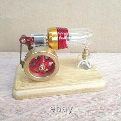 Hot Air Stirling Engine Model Electric Generator Motor Physics Steam Power Toy