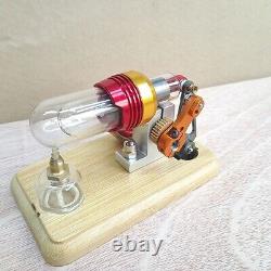 Hot Air Stirling Engine Model Electric Generator Motor Physics Steam Power Toy