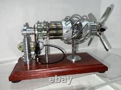 Hot Air Stirling Engine Model Kit External Combustion Generator Motor Gifts Toys