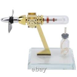 Hot Air Stirling Engine Model Mini Aircraft Propeller Motor Engine Education Toy