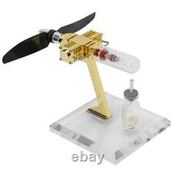 Hot Air Stirling Engine Model Mini Aircraft Propeller Motor Engine Education Toy