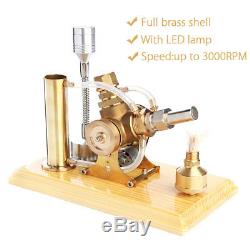 Hot Air Stirling Engine Model Power Generator Motor Educational Steam Toy Kit