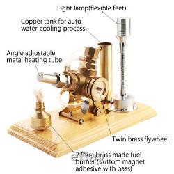 Hot Air Stirling Engine Model Power Generator Motor Educational Steam Toy Kit