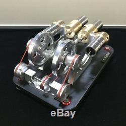 Hot Air Stirling Engine Model Toy Micro DIY Electricity Motor Generator Engine