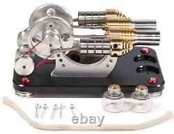 Hot Air Stirling Engine Motor Education Model Toy Electricity Power Generator