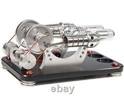 Hot Air Stirling Engine Motor Education Model Toy Electricity Power M14-22DBK