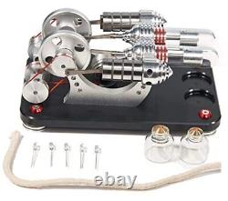 Hot Air Stirling Engine Motor Education Model Toy Electricity Power M14-22DBK