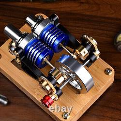 Hot Air Stirling Engine Motor Generator Kids Education Toy Collection Model Gift