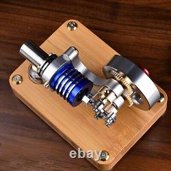 Hot Air Stirling Engine Motor Generator Kids Education Toy Collection Model Gift
