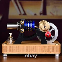 Hot Air Stirling Engine Motor Generator Kids Education Toy Collection Model Gift