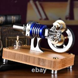 Hot Air Stirling Engine Motor Generator Kids Education Toy Collection Model Gift