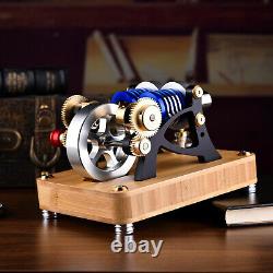 Hot Air Stirling Engine Motor Generator Kids Education Toy Collection Model Gift