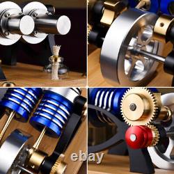 Hot Air Stirling Engine Motor Generator Kids Education Toy Collection Model Gift