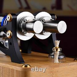 Hot Air Stirling Engine Motor Generator Kids Education Toy Collection Model Gift