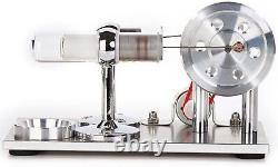 Hot Air Stirling Engine Motor Model Education Toy Electric Generator LED Lights