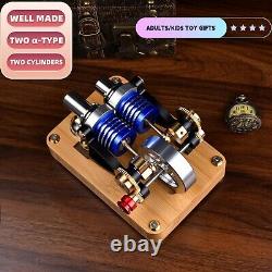 Hot Air Stirling Engine Motor Model Education Toy Electricity Power Generator