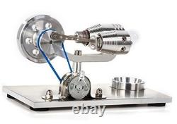 Hot Air Stirling Engine Motor Model Educational Toy Electricity Generator