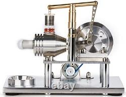 Hot Air Stirling Engine Motor Model Educational Toy Electricity Generator