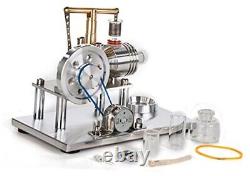 Hot Air Stirling Engine Motor Model Educational Toy Electricity Generator