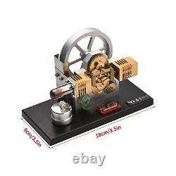 Hot Air Stirling Engine Motor Model Flywheel Design Full Metal Physics Ng