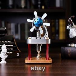 Hot Air Stirling Engine Motor Steam Heat Education Model Toy Kit M16-CF