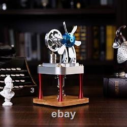 Hot Air Stirling Engine Motor Steam Heat Education Model Toy Kit M16-CF